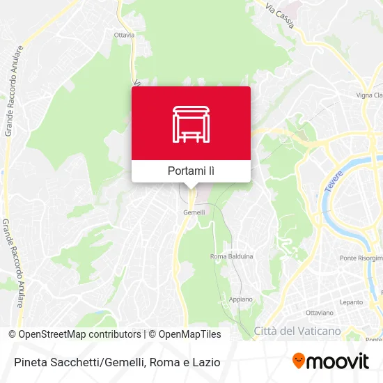 Mappa Pineta Sacchetti/Gemelli