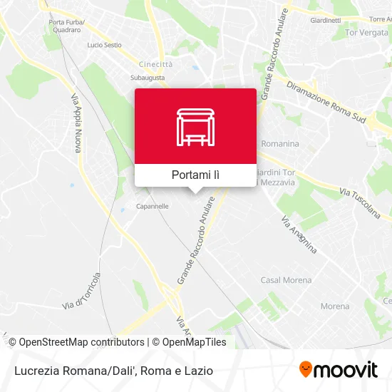 Mappa Lucrezia Romana/Dali'