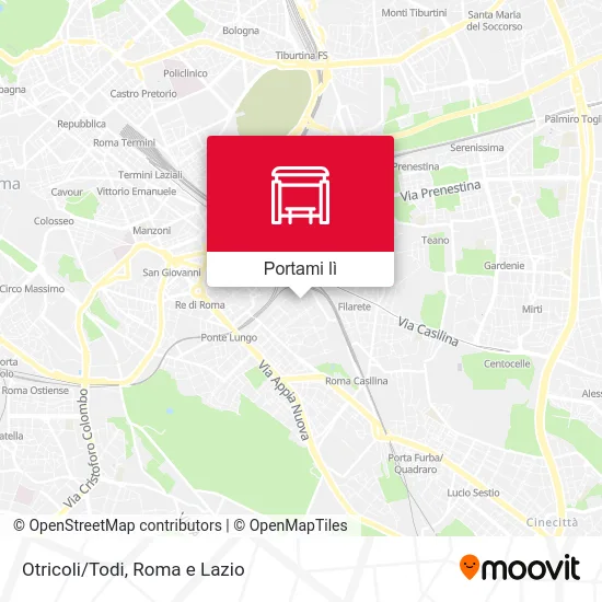 Mappa Otricoli/Todi