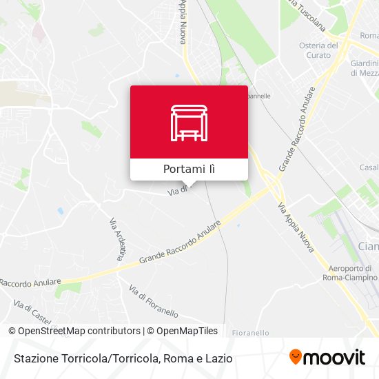 Mappa Stazione Torricola/Torricola