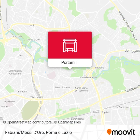 Mappa Fabiani/Messi D'Oro