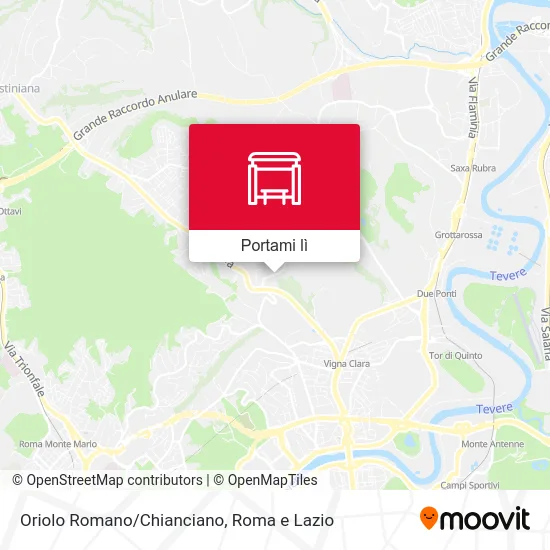 Mappa Oriolo Romano/Chianciano