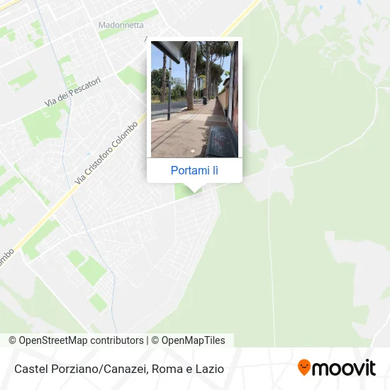 Mappa Castel Porziano/Canazei
