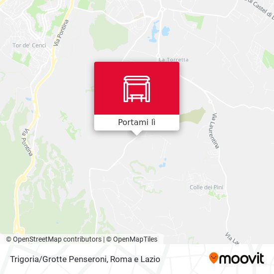 Mappa Trigoria/Grotte Penseroni