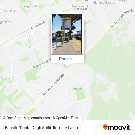 Mappa Eschilo/Fonte Degli Acilii