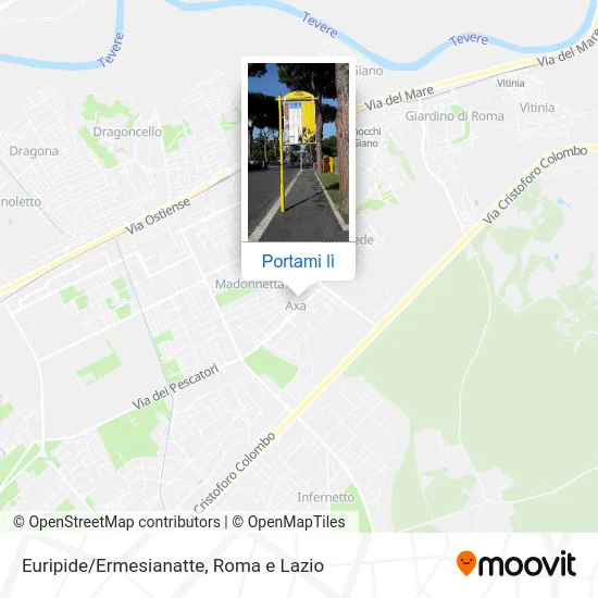 Mappa Euripide/Ermesianatte