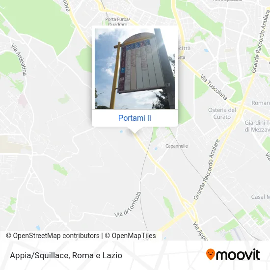 Mappa Appia/Squillace