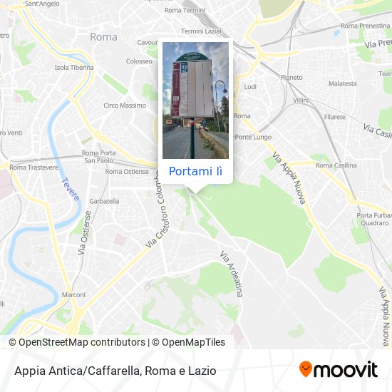 Mappa Appia Antica/Caffarella