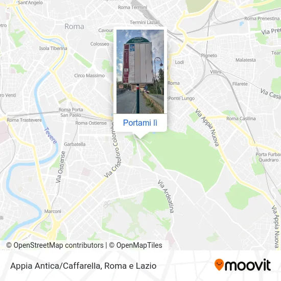 Mappa Appia Antica/Caffarella