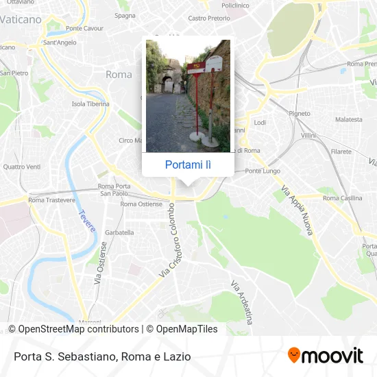 Mappa Porta S. Sebastiano