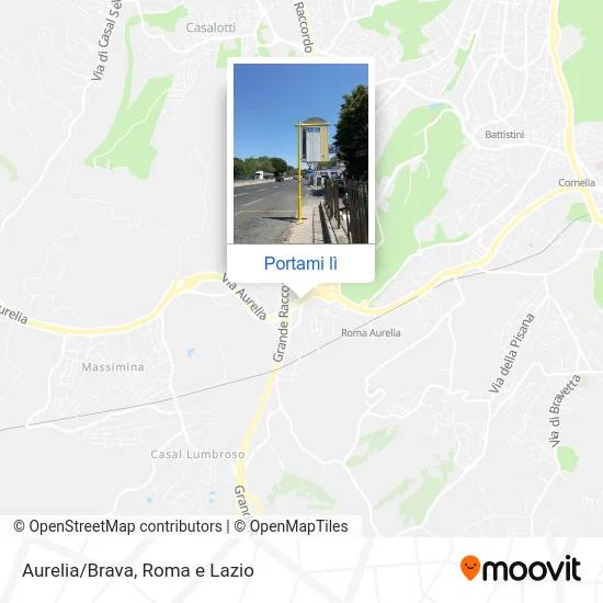 Mappa Aurelia/Brava