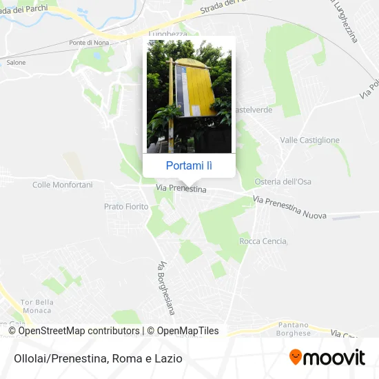 Mappa Ollolai/Prenestina