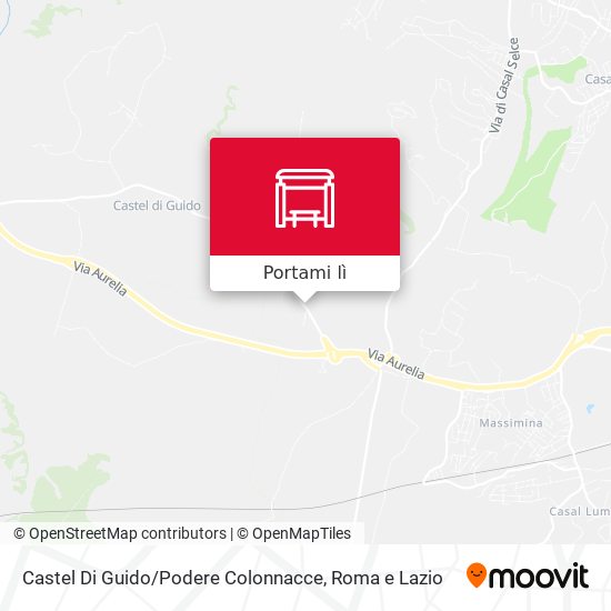 Mappa Castel Di Guido / Podere Colonnacce