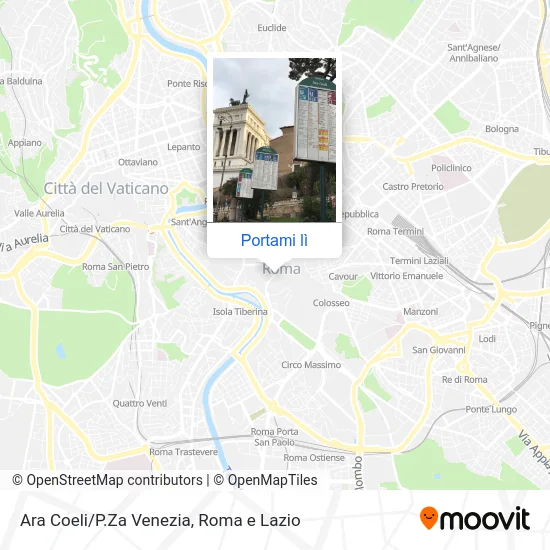 Mappa Ara Coeli/P.Za Venezia