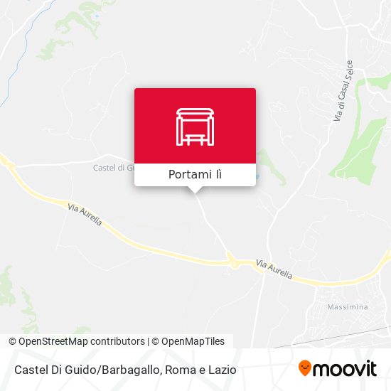 Mappa Castel Di Guido/Barbagallo