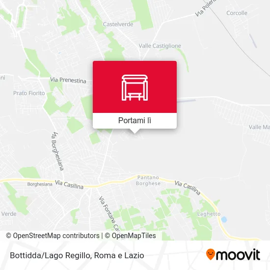 Mappa Bottidda/Lago Regillo