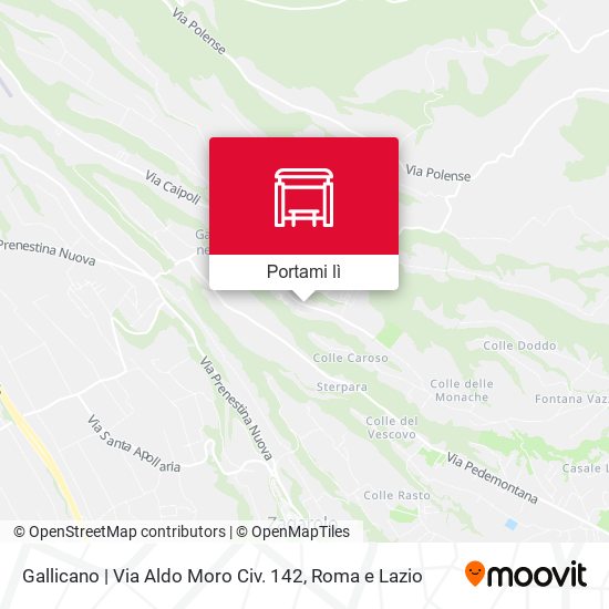 Mappa Gallicano | Via Aldo Moro Civ. 142