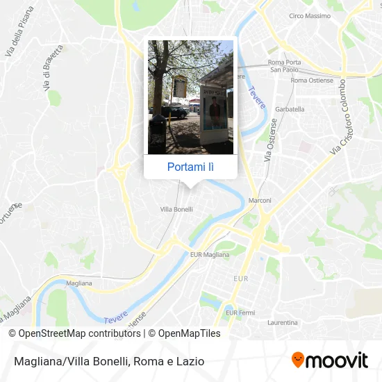 Mappa Magliana/Villa Bonelli