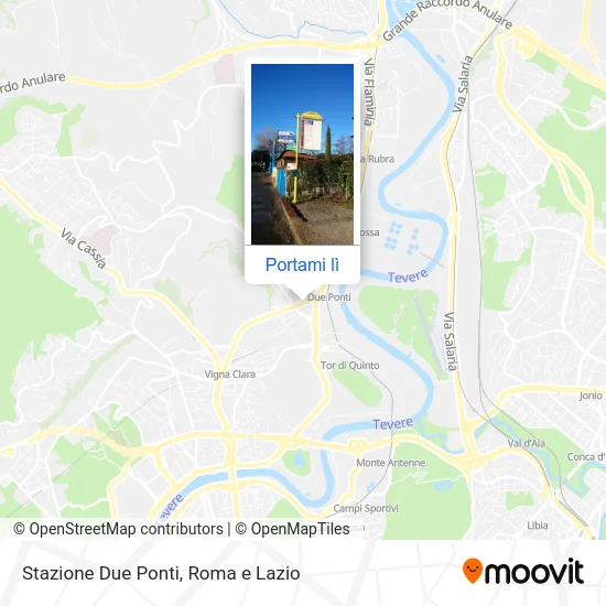 Mappa Stazione Due Ponti