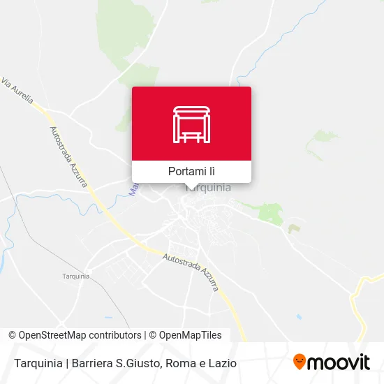 Mappa Tarquinia | Barriera S.Giusto