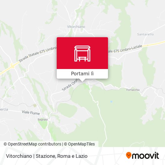 Mappa Vitorchiano | Stazione