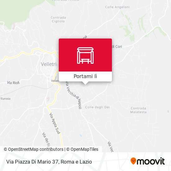 Mappa Via Piazza Di Mario 37