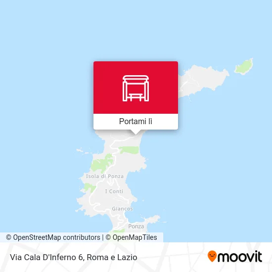 Mappa Via Cala D'Inferno 6