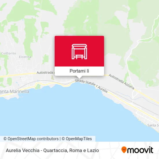 Mappa Aurelia Vecchia - Quartaccia