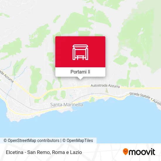 Mappa Elcetina - San Remo