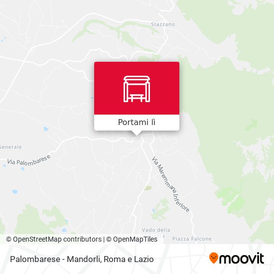 Mappa Palombarese - Mandorli