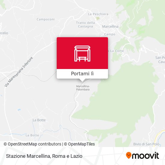 Mappa Stazione Marcellina