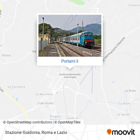 Mappa Stazione Guidonia