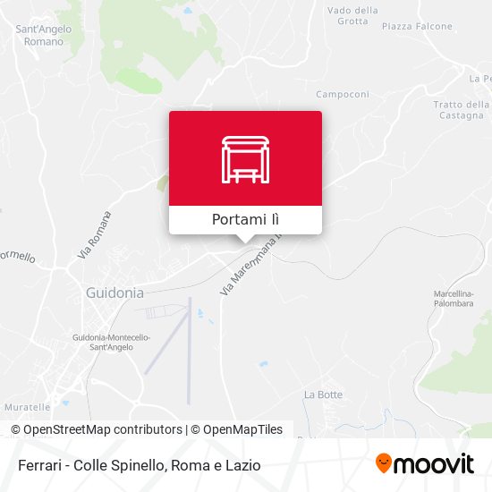 Mappa Ferrari - Colle Spinello