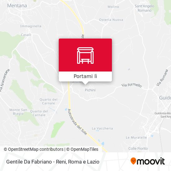 Mappa Gentile Da Fabriano - Reni