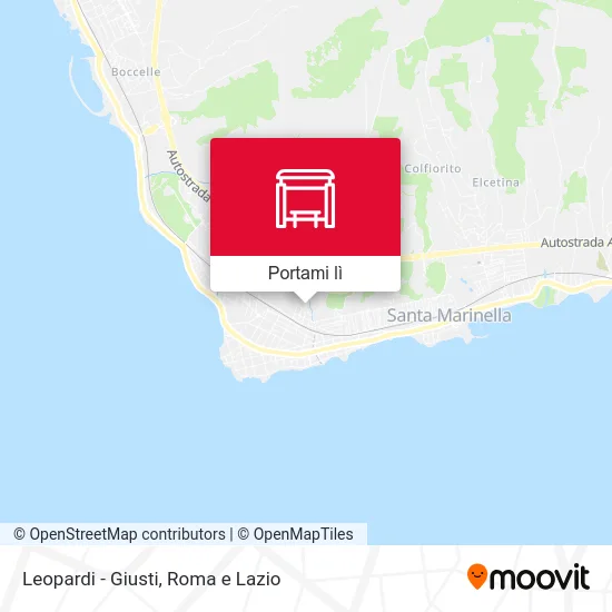 Mappa Leopardi - Giusti