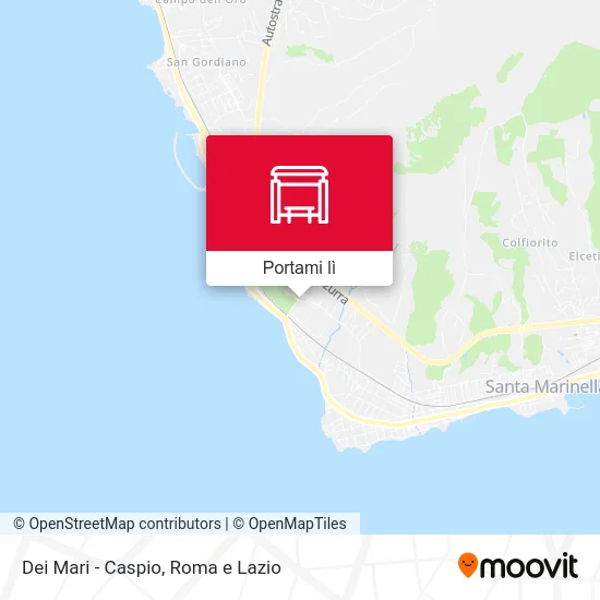 Mappa Dei Mari - Caspio