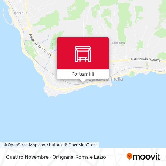 Mappa Quattro Novembre - Ortigiana
