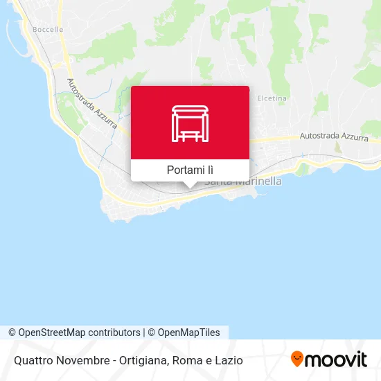 Mappa Quattro Novembre - Ortigiana