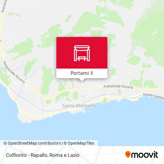 Mappa Colfiorito - Rapallo