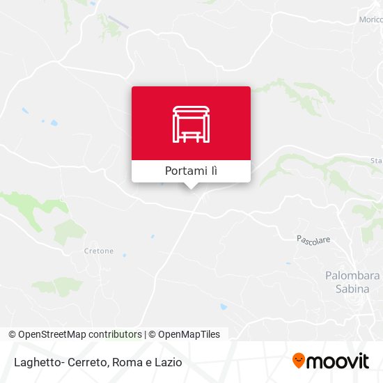 Mappa Laghetto- Cerreto