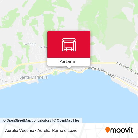 Mappa Aurelia Vecchia - Aurelia
