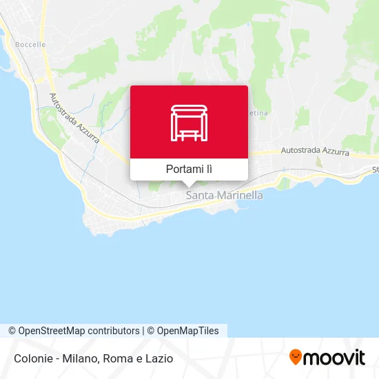 Mappa Colonie - Milano