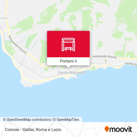 Mappa Colonie - Galilei