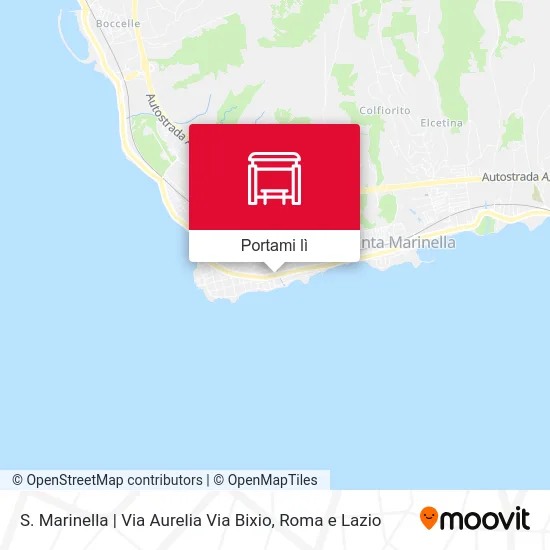 Mappa S. Marinella | Via Aurelia Via Bixio