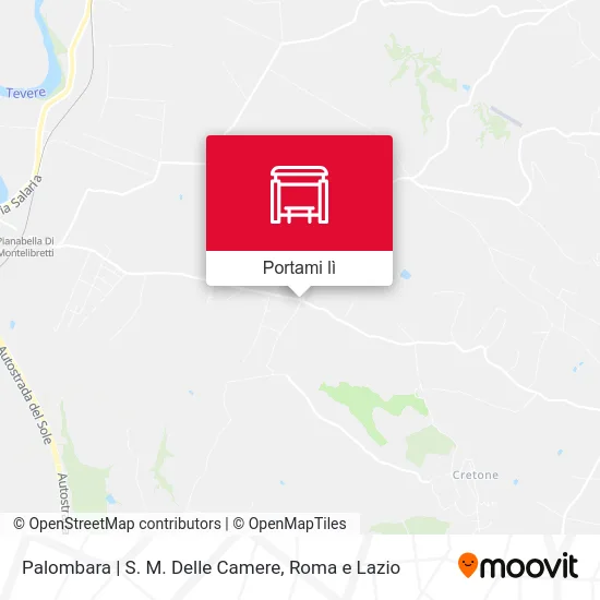 Mappa Palombara | S. M. Delle Camere