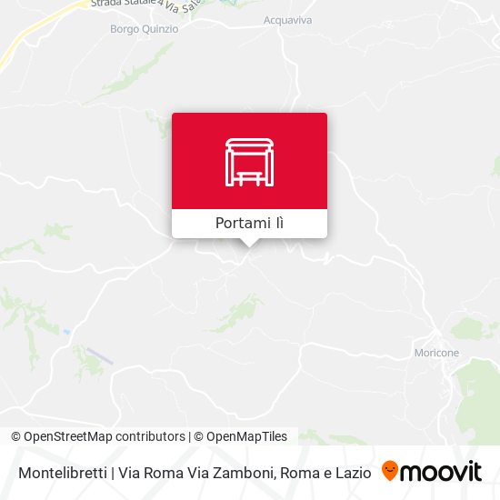 Mappa Montelibretti | Via Roma Via Zamboni