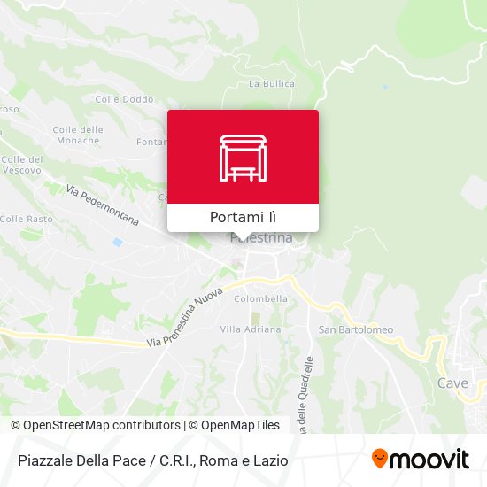 Mappa Piazzale Della Pace / C.R.I.