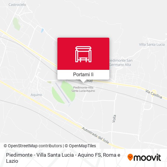 Mappa Piedimonte - Villa Santa Lucia - Aquino FS