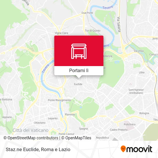 Mappa Staz.ne Euclide
