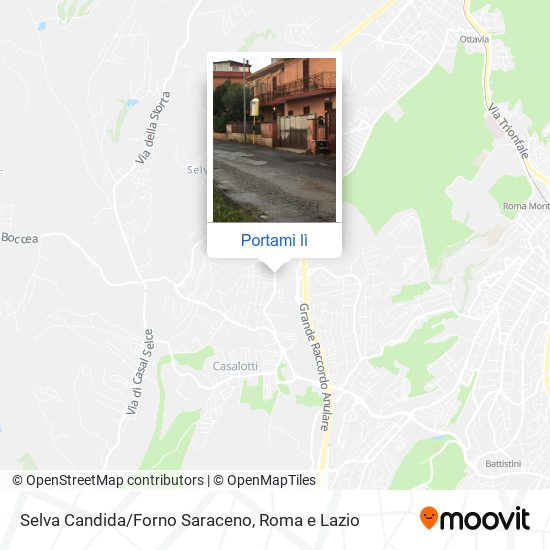 Mappa Selva Candida/Forno Saraceno